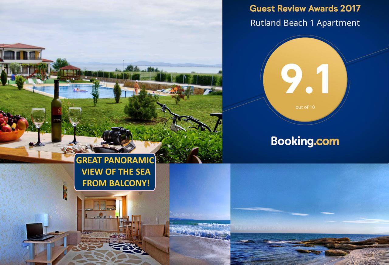 Panoramic Sea View Apartment Ravda Kültér fotó